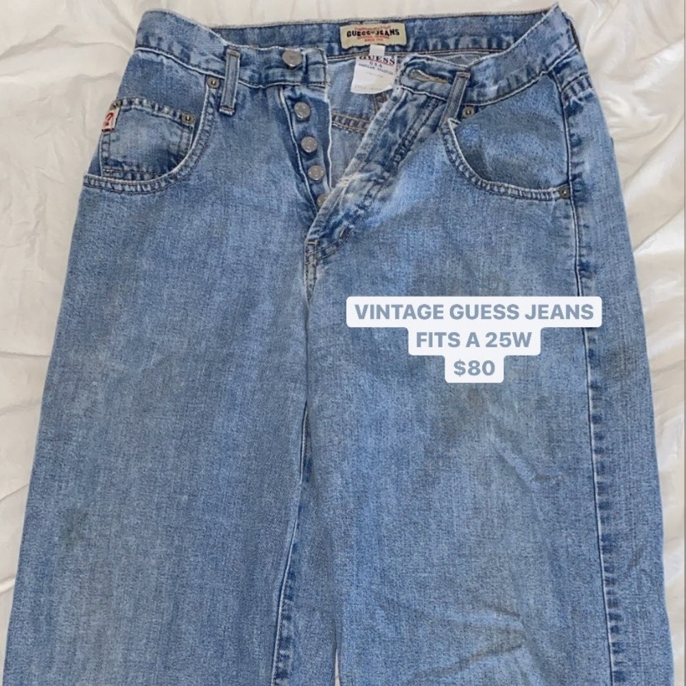 Vintage Guess Wide Leg Jeans